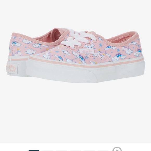 Kids Vans Pink Rainbow - Picture 1 of 4